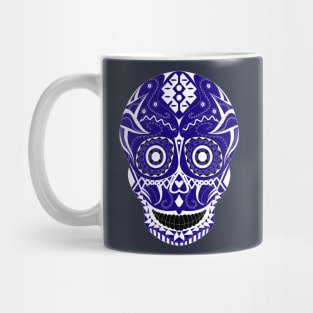 deep blue skull ecopop Mug